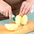 thumbnail image 4 of Yialzm 2 in 1 Multi Purpose Stainless Steel Peeler and Paring Knife for Easy Fast Peeling of Fruits Vegetables with Relaxable Handle Easy Storage for Home Kitchen Use, 4 of 4