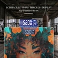thumbnail image 3 of Bathroom Scale, Highly Accurate Digital Body Scale,Precisely Measures Weight up to 400 lbs-Beautiful African Woman With Big Brown Eyes, 3 of 4