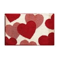 thumbnail image 3 of Valentine's Day Door Mat Faux Wool Welcome Doormats Non-Slip Front Door Rugs for Entrance Porch Spring Outdoors Decor 16*24in C, 3 of 7