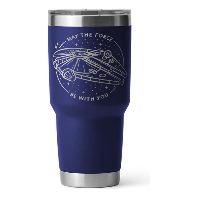 Vaso Térmico Acero inoxidable Star wars halcon 30oz Azul