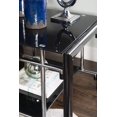 thumbnail image 2 of Powell Company Powell Klein Table d'Appoint en Verre Noir, 2 of 2