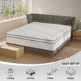 thumbnail image 5 of usihxjg Full Mattresses, 12 inch Medium Firm Hybird Memory Foam Mattress, Zoned Pressure Relief/Mattress in A Box/Cooling Sleep, 5 of 9