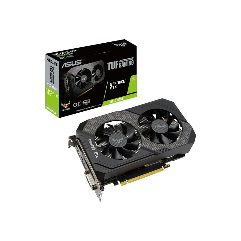 ASUS TUF Gaming GeForce GTX 1660 SUPER 6GB GDDR6 PCI Express ASUS TUF Gaming GeForce GTX 1660 SUPER 6GB GDDR6 PCI Express