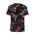 thumbnail image 2 of Daiia Humming Bird Mens Baseball Jersey Button Down Shirts Short Sleeve Sports Uniforms-4X-Large, 2 of 9