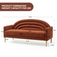 thumbnail image 2 of Upholstered Vibrant Rainbow Design, Premium Loveseat, Three-Seater Sofa, and Armchair for Stylish Living Space, 2 of 9