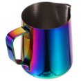 thumbnail image 2 of MasteelfCA Milk Frothing Pitcher Kitchen Stainless Steel Milk Pitcher Cup Milk Frothing Jug for Making Coffee, 2 of 9