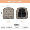 thumbnail image 3 of Brown Geometric with Arrows and Bulls Seat Covers for Dining Room Chairs Set Of 4,Stretch Printed Washable Chair Seat Cover with Elastic Ties and Button,Removable Waterproof Couch Cushion Covers, 3 of 6