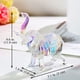 thumbnail image 3 of Figura de elefante de cristal YWHL linda para decoración del hogar, 3 of 7