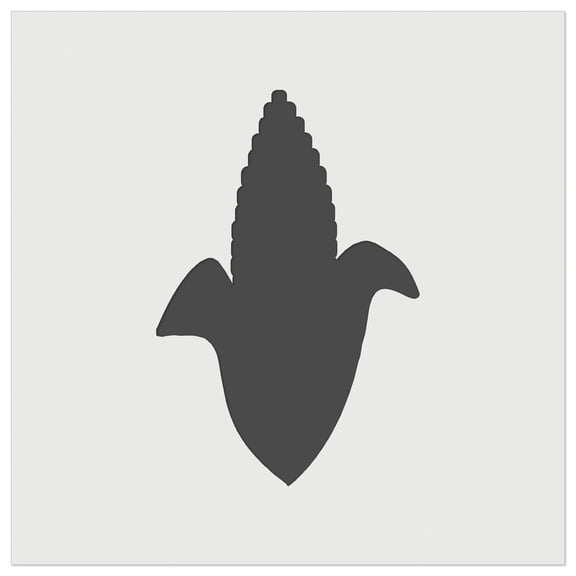 Corn on the Cob Solid DIY Cookie Wall Craft Stencil - 4.5 Inch