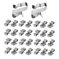 thumbnail image 1 of Clips para cables,Clips para cables de paneles solares Clips para cables de bastidor de remolque,Abrazaderas de acero inoxidable para cables de remolque,Gestión de cables eléctricos Plata, 1 of 8