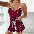 thumbnail image 1 of Conjunto de pijamas de verano de 2 uds para mujer 2023, ropa Sexy para el hogar, ropa de dormir, camiseta sin mangas, pantalones cortos, ropa interior bonita, ropa de dormir suave sin mangas xuanjing  unisex, 1 of 2
