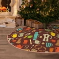 thumbnail image 6 of KLL Retro Coffee Christmas Tree Skirt 36" ,Party Decorations Farmhouse for Christmas Decorations Holiday Party, 6 of 6
