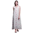 thumbnail image 1 of Bimba Robe de Nuit en Rayonne pour Femmes Maxi Imprimée Tenue de Sommeil Robe de Nuit-TP, 1 of 5