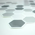 thumbnail image 6 of Gray Hexagon Tile Peel and Stick Backsplash, 6 of 7