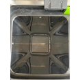 thumbnail image 4 of Ourlova Dual Trash Can, Stainless Steel 2x8 Gal (2 x 30L) Garbage Can, Steel Pedal Recycle Bin with Lid and Inner Buckets, Rectangular Hands-Free Kitchen Trash Can, 4 of 4