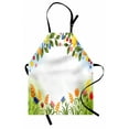 thumbnail image 1 of Harvest Apron, Fall Nature Inspired Colorful Frame Fruits and Flowers Berries Swirl Leaves, Unisex Kitchen Bib with Adjustable Neck for Cooking Gardening, Adult Size, Multicolor, by Ambesonne, 1 of 4