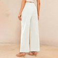 thumbnail image 6 of TRUBKH Corduroy Pants Women Wide Leg Sweat Pants Dressy Pants for Women Womens Sweater Pants Womens Fall Pants Baggy Pants Cargo Jeans Beige L, 6 of 6