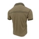thumbnail image 5 of Blusa y camisa de manga corta con cuello vuelto para hombre, estilo casual, de color liso, con solapa, mangas, cuello redondo, botones y bolsillo., 5 of 7