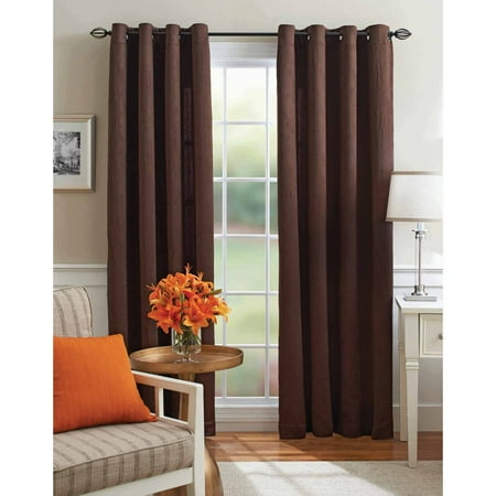 Better Homes and Gardens Crushed Room Darkening Curtain Panel  Walmart.com