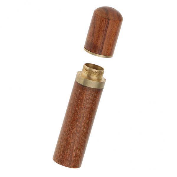 Envase de moldadientes,Caja de madera,Portaagujas de coser,Caja de agujas,Cubo dispensador,Caso de la cápsula,Estuche para alfileres de fieltro perfke Envase de moldadientes
