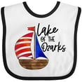 thumbnail image 3 of Inktastic Lake of the Ozarks Sailboat Boys or Girls Baby Bib, 3 of 4
