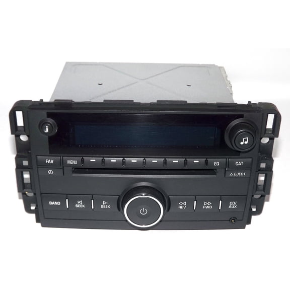 Restored Chevy Impala Monte Carlo 2006 AM FM mp3 CD Aux In Radio 15887275 US8 Code Clear (Refurbished)