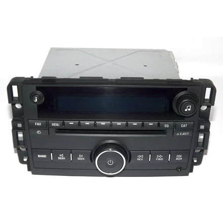 Chevy Impala Radio Chevy Impala Monte Carlo 2006 AM FM mp3 CD Aux In Radio 15887275 US8 Code Clear - Refurbished ()