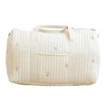 thumbnail image 1 of Korea Style Newborn Baby Care Diaper Bag Mummy Shoulder Bag Embroidery Quilted Stroller Diaper Storage Organizer Large HandbagsL, 1 of 5