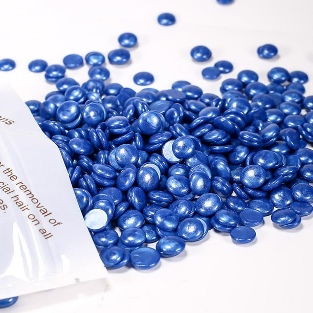 Cera Elástica Cera Azul Para Depilar Cera Indolora Azul Frijoles