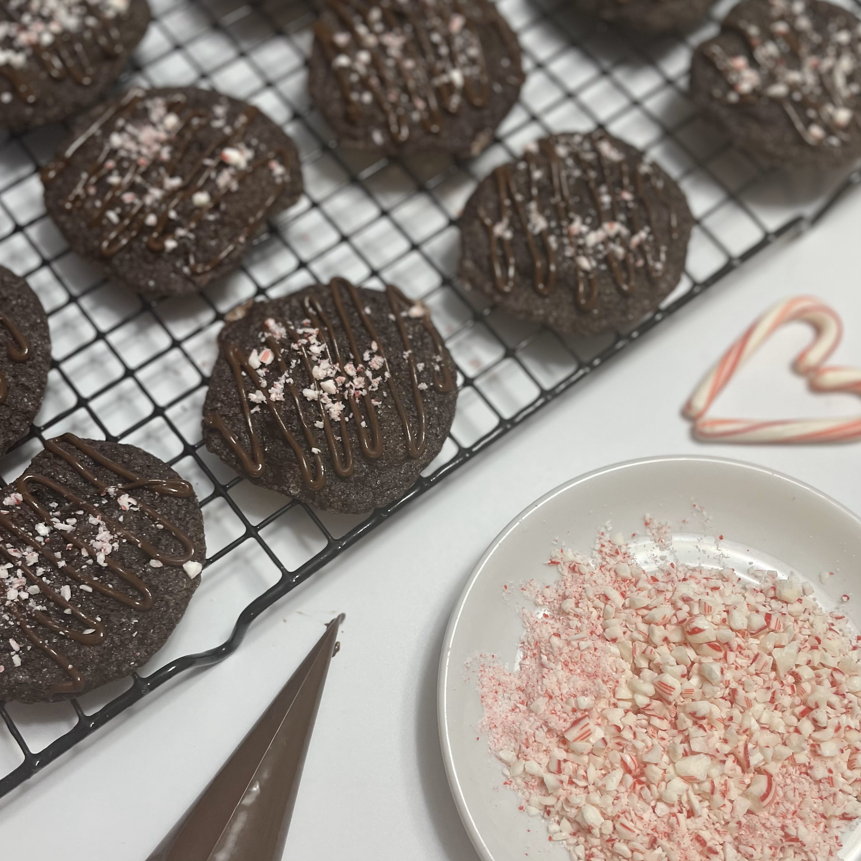 XO Baking Co. Gluten Free Double Chocolate Peppermint Gourmet Cookie Mix; Non-GMO; Kosher; Dairy Free; Peanut Free; No Preservatives; No Artificial Flavors or Colors, 15oz