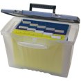 thumbnail image 3 of Storex File Storage Box with Organizer Lid, Legal/Letter, Clear/Silver, 3 of 3