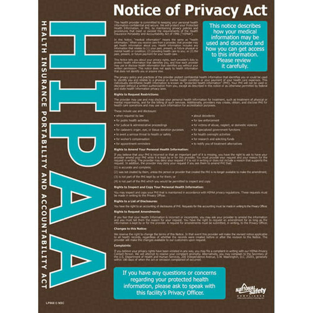 hipaa privacy and confidentiality