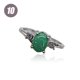 thumbnail image 3 of Anillo de plata para mujer, anillos de moda portátiles, regalos para novia, joyería decorativa, propuesta de boda, compromiso informal Ropa, zapatos y accesorios Miscelánea Verde Tamaño 10 Minnieouse AP011197-17, 3 of 6