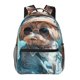 thumbnail image 1 of Fotbe Stylish Dog in Denim Outfit Mochila Casual con Estampado para Escuela, Viajes y Actividades al Aire Libre - Duradera, Ligera y Cómoda, 1 of 5