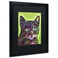 thumbnail image 3 of Trademark Fine Art "Watchful Cat" Canvas Art by Dean Russo, Black Matte, Black Frame, 3 of 4