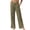 #05 Green 【Mix & Match: Stock Up on Your Favorite Colors】, variant on Women's Cotton Blend High Waist Wide Leg Pants, Loose Straight Casual Pants with Tummy Control, Soft Stretchy Fabric, Relaxed Fit Trousers for Office, Lounge, | TruHer,Beige L