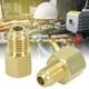 thumbnail image 5 of Adaptador de bomba de refrigerante, 2 piezas 1/2ACME Adaptador de bomba de vacío de refrigeración de latón Conector de bomba de refrigerante adaptado para la perfección, 5 of 9