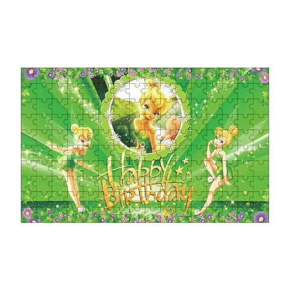 Tinkerbell Theme Party Supplies 160P puzzleFestivals, gifts, and commemorations 160P-16.4*10.2IN-41.6*26CM