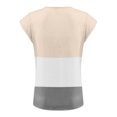 thumbnail image 6 of gakvbuo Summer Savings Clearance Plus Size Tunic Tops For Women Cap Sleeve T-Shirt V Neck Solid Color Loose Fit Tank Tops Summer Tops Batwing Sleeve Casual Tee Basic Blouse, 6 of 6