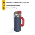 thumbnail image 3 of RTIC 20 oz Ceramic Lined Insulated Road Trip Travel Mug, Leak-Resistant Lid, Patriot, 3 of 8