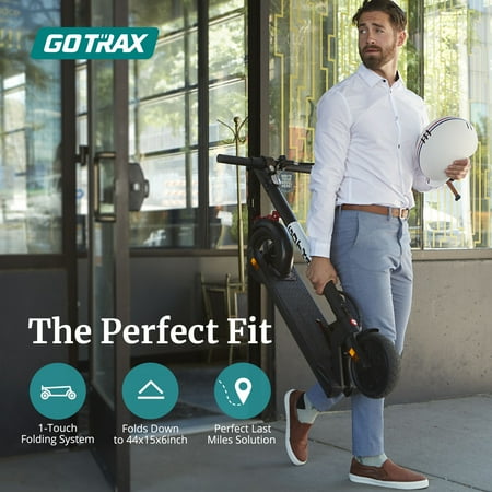 GoTrax - Xr Elite Commuting Electric Scooter w/19mi Max Operating Range & 15.5 Max Speed - Black