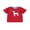 Red, variant on Toddler Little Boy 4th of July Tshirt Summer Short Sleeve America Flag Smocked T-Shirt Tees Tops Holiday Clothes 2-6Years