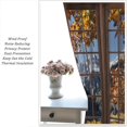 thumbnail image 3 of Autumn Scenery Curtains, Maple Leaves Fallen Leaves Forest Snow Mountain Window Treatments for Bedroom Kitchen Living Room Drapes 2 Panels Rod Pocket 84x84 Inch, 3 of 5