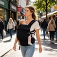 thumbnail image 4 of Baby Carrier - Ergonomic, Cozy and Lightweight Carrier for 7-42lbs, Effortless to Put On, Ideal for Hands-Free Parenting,multifunctional children's baby carrying tool, 4 of 5