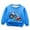 Blue, variant on Hwmodou Boys Sweatshirts Child Lined Round Neck Sweatshirt Thickened Warm Top Thermal Trendy Simple Fit Top,2-12Y
