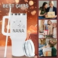 thumbnail image 3 of Nana Gifts for Grandma,Birthday Gifts for Nana from Granddaughter Grandson Grandchildren Grandkids,Best Grandma Gift,Mothers Day Christmas Gift for Mom,40oz Tumbler With Handle and Straw, 3 of 6