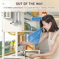 thumbnail image 4 of INO Design Dish Drying Rack Large Dish Rack Kitchen Organizers and Storage, Over The Sink Dish Drainer, Dish Racks with Sponge Holder and Knife, Bowl Holder for Kitchen Sink Counter - White, 4 of 10