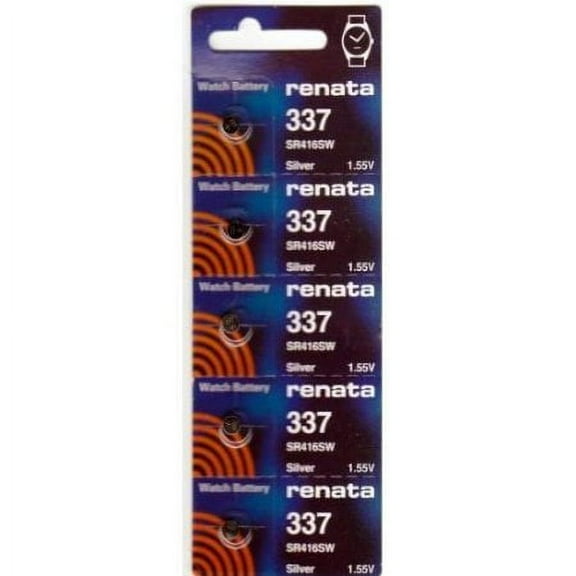 337 Watch battery - Strip of 5 Batteries