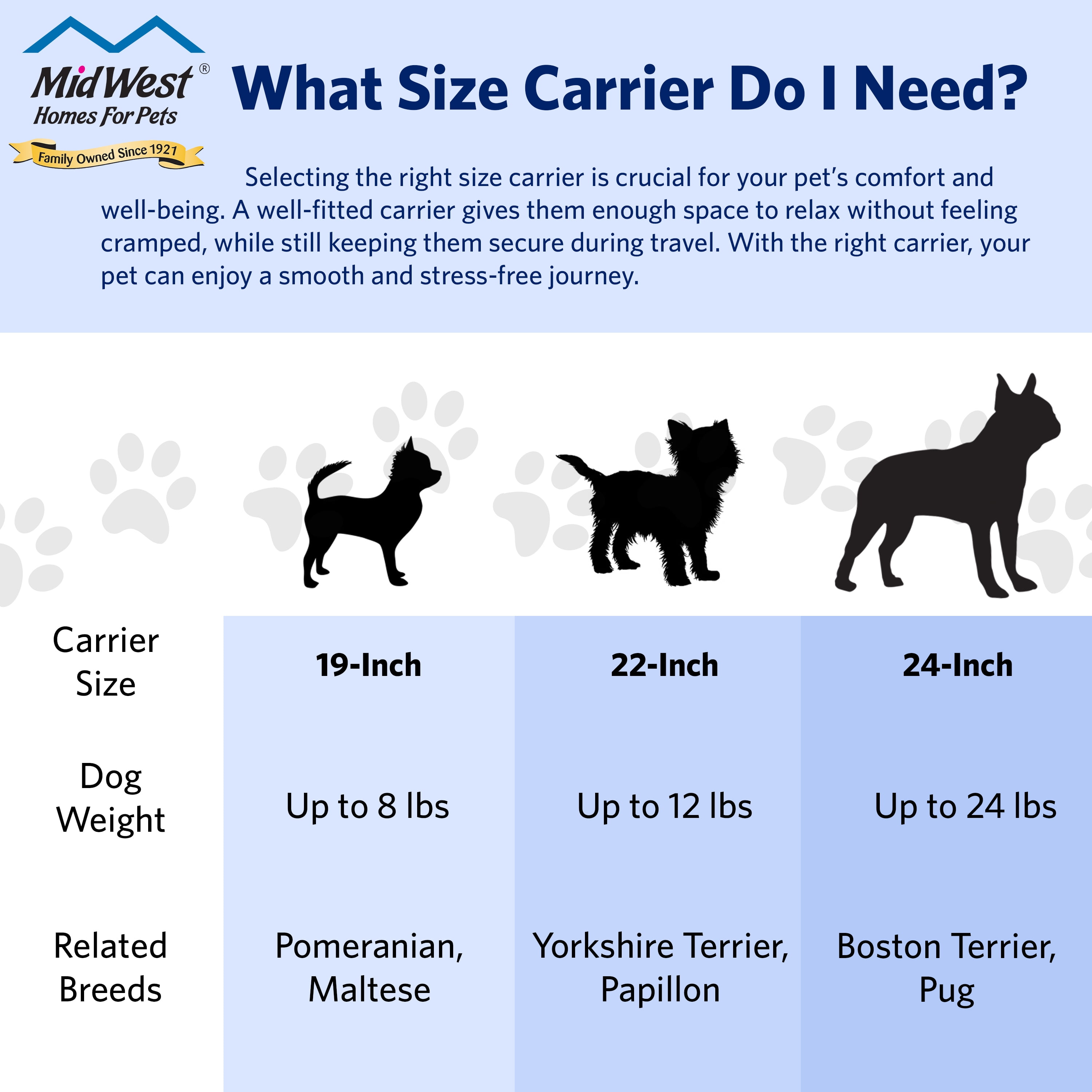 MidWest Homes for Pets 22 inch Spree Travel Pet Carrier for Dog or Cat with Steel Door, Blue