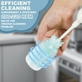 thumbnail image 3 of Keyohome Electric Baby Bottle Brush Set, Baby Bottle Brush Cleaner with Silicone Nipple and Straw Brush,White, 3 of 10